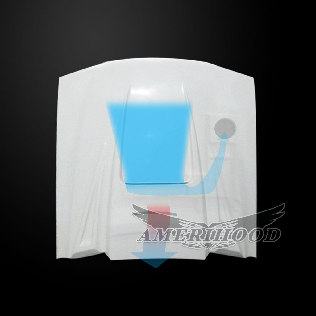 Ford Mustang 1994-1998 Type-5 Style Functional Heat Extraction Ram Air Hood